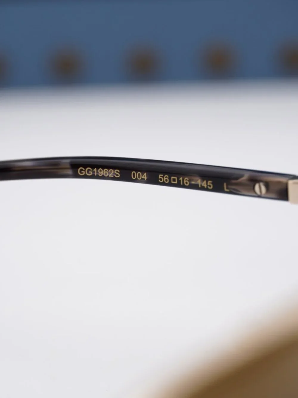 Gucci GG1962S 004 Aviator Sunglasses - Gold/Havana\ Brown